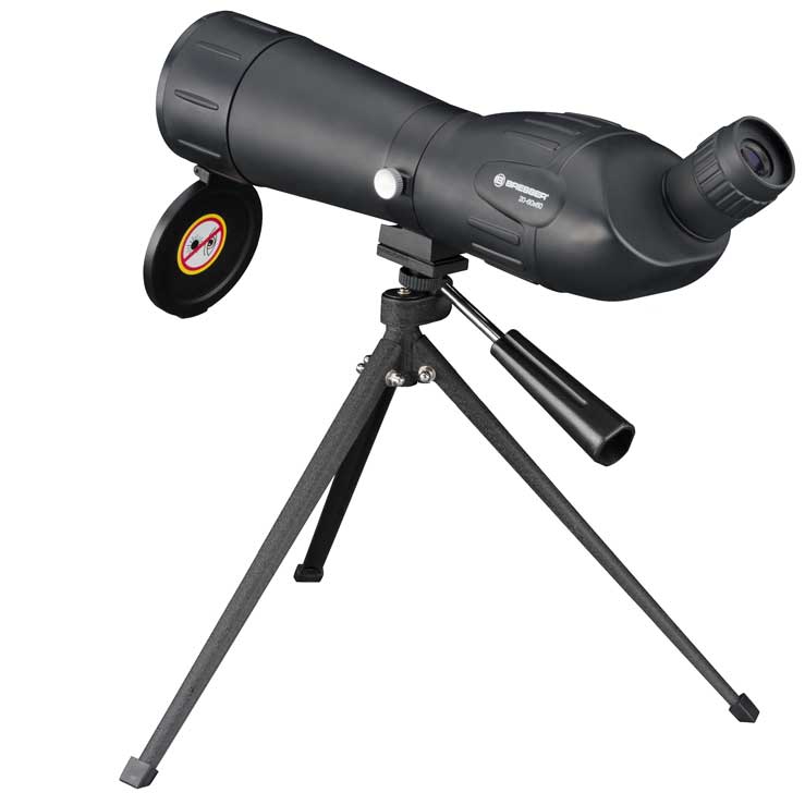 Bresser Junior 20-60x60 Spotty teleskopkikkert. Billede af teleskoplinse.
