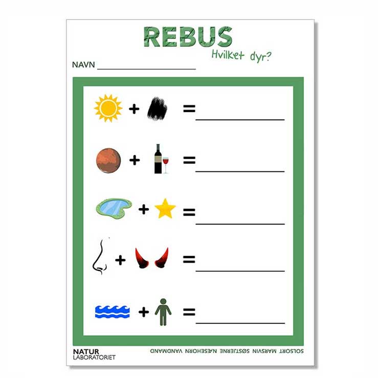 Rebus er navnet på en type af sjove ordgåder, der både henvender sig til børn og voksne. Børn elsker forskellige typer af gåder, og rebusser er derfor en oplagt familieaktivitet, der både giver smil på læben og kombinerer leg og læring med grammatik, ord og bogstaver