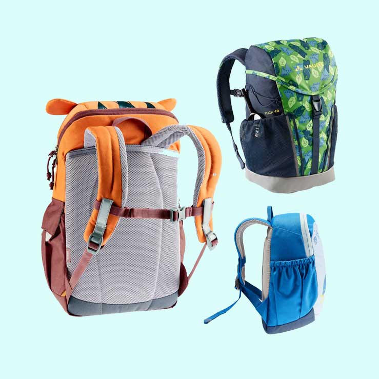 En turtaske til børn skal have den rette størrelse og udforming. Find den rigtige turtaske til barnets næste udflugt.
