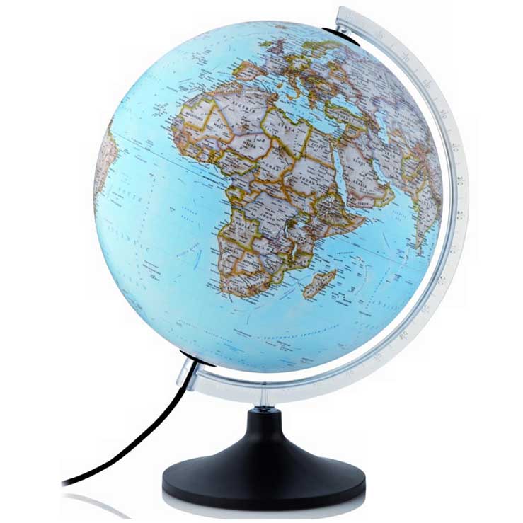 Børneglobus, globus til børn med lys, National geographic