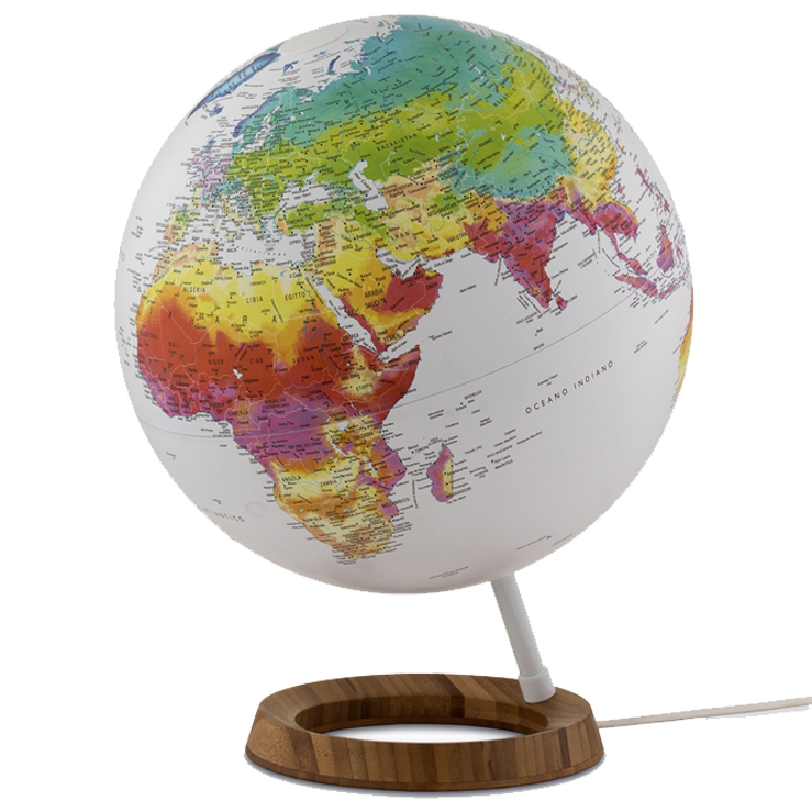 Globus til børn, globus med klimazoner, atmosphere