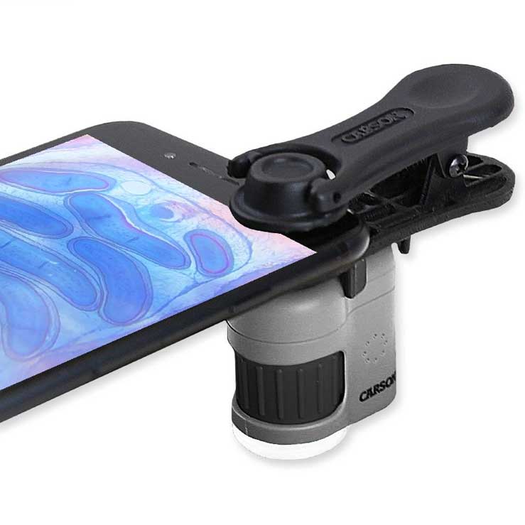 Mikroskop til mobil og tablet