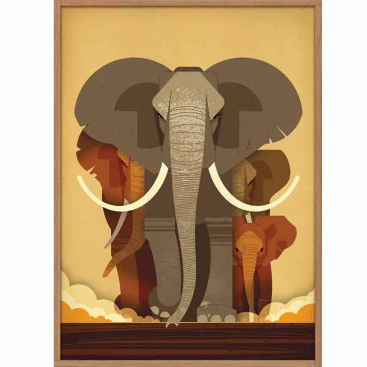 Elefant plakat