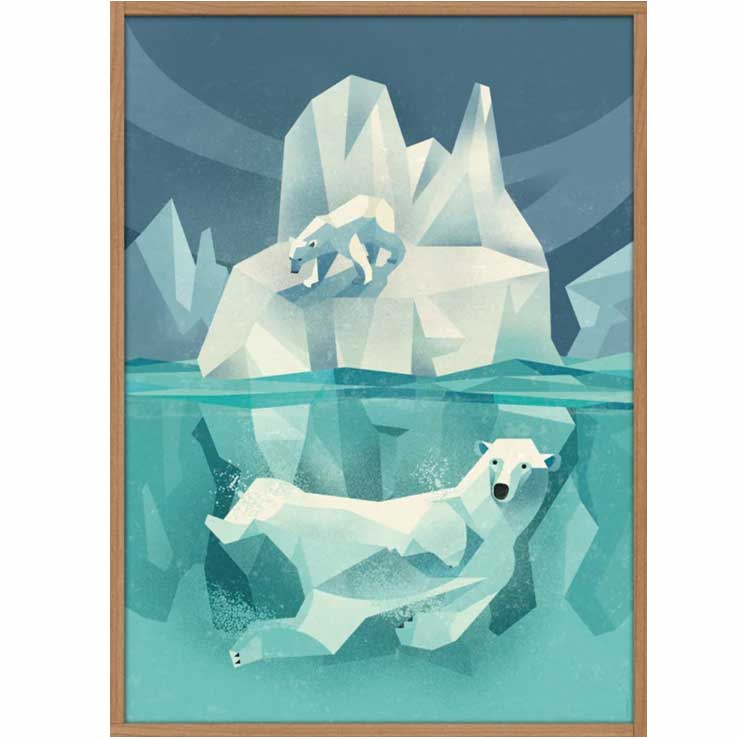 Isbjørn plakat