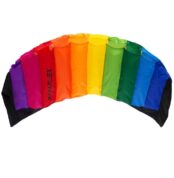 Letvægts parafoil drage til børn og begyndere – Rainbow design
