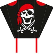 Pocket Sled Jolly Roger slædedrage til at flyve med