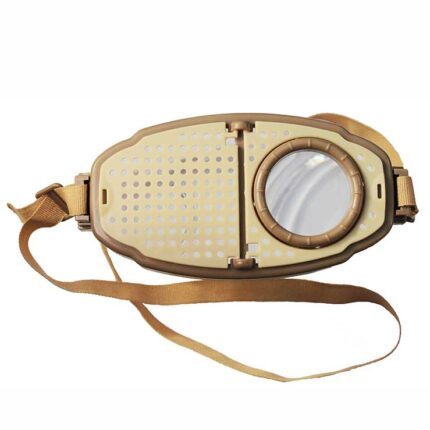 Insektbeholder i brun set oppefra