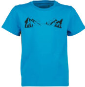 Didriksons Mynte T-shirt Blue med frontprint