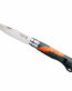 Opinel N07 Outdoor Junior khaki med indbygget fløjte og sikkerhedsring. Smart kniv til børn.