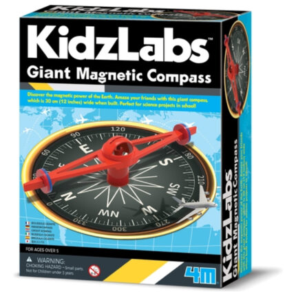 Stort magnetisk kompas fra 4M Kidz Labs